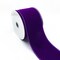 Designer's Shop WR 63-5032 2.5” x 10 yard Holiday Velvet Purple wired edge ribbons